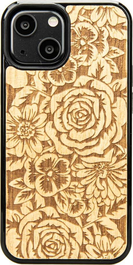 BeWood Drewniane Etui iPhone 13 Mini RÓŻE ANIEGRE