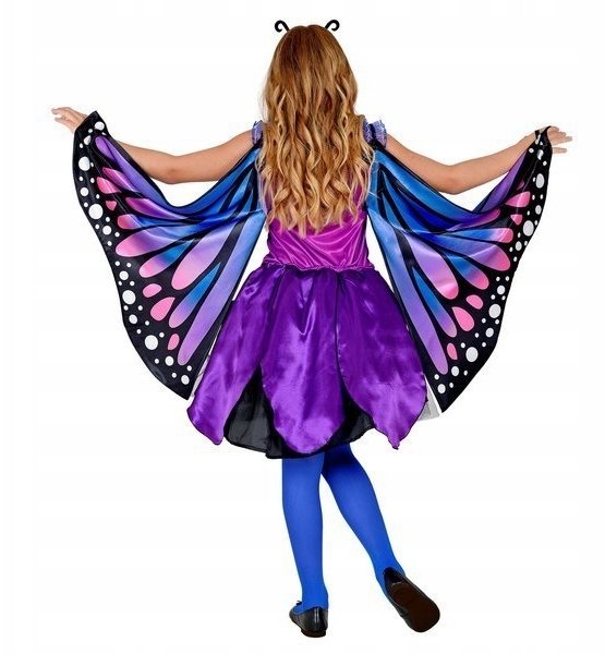 Strój motyla w kolorze granatowym rozm. 116cm