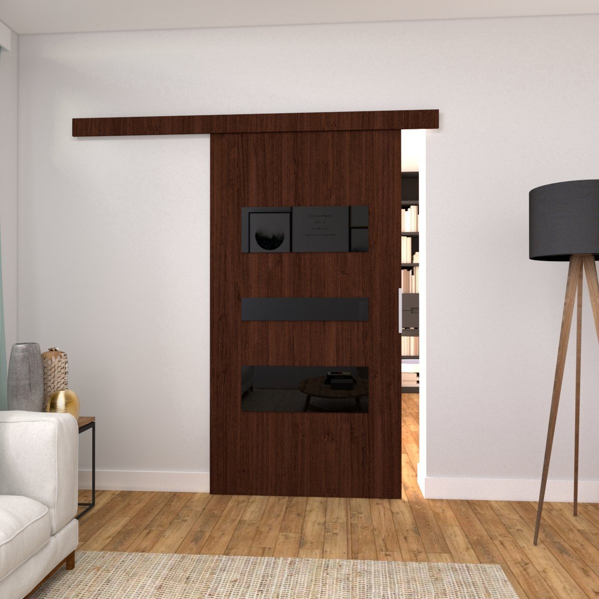 Drzwi Przesuwne Drzwi przesuwne C100 106x205 Wenge