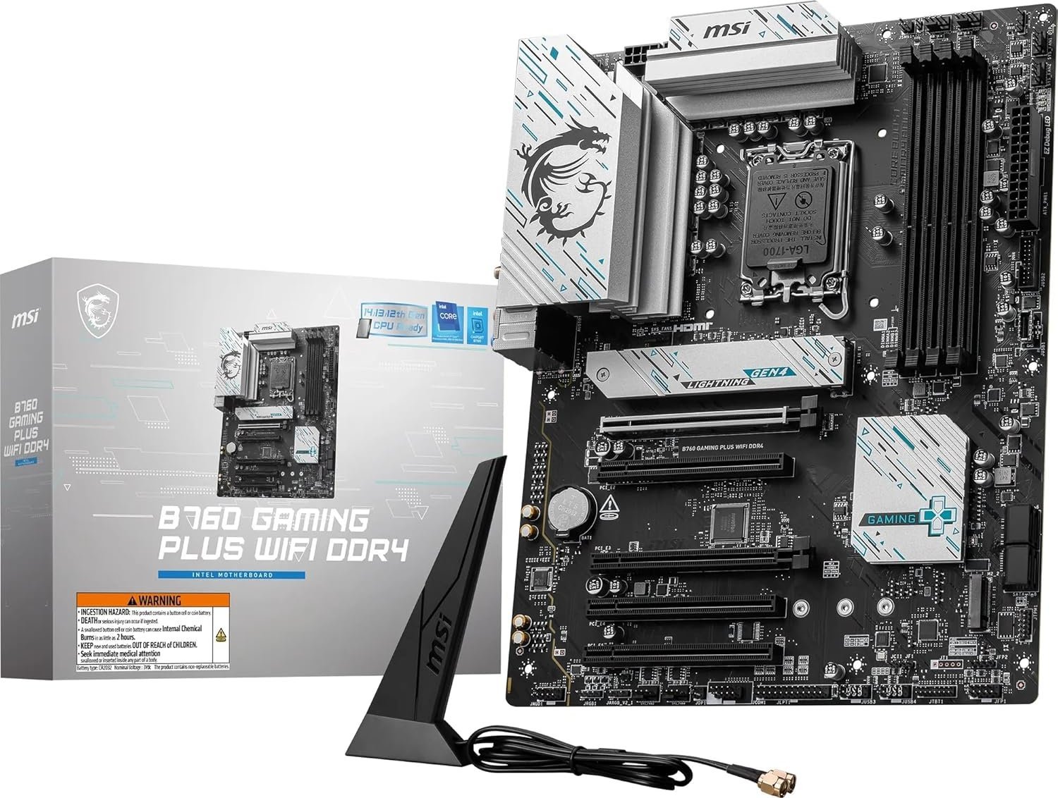 Płyta główna MSI B760 GAMING PLUS WIFI DDR4