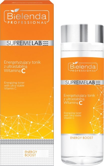 Bielenda SupremeLab Energy Boost energetyzujący tonik z ultrastabilną witaminą C 200ml