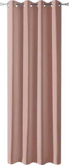 Eurofirany Zasłona Dekoracyjna Parisa Pudrowa 135x250