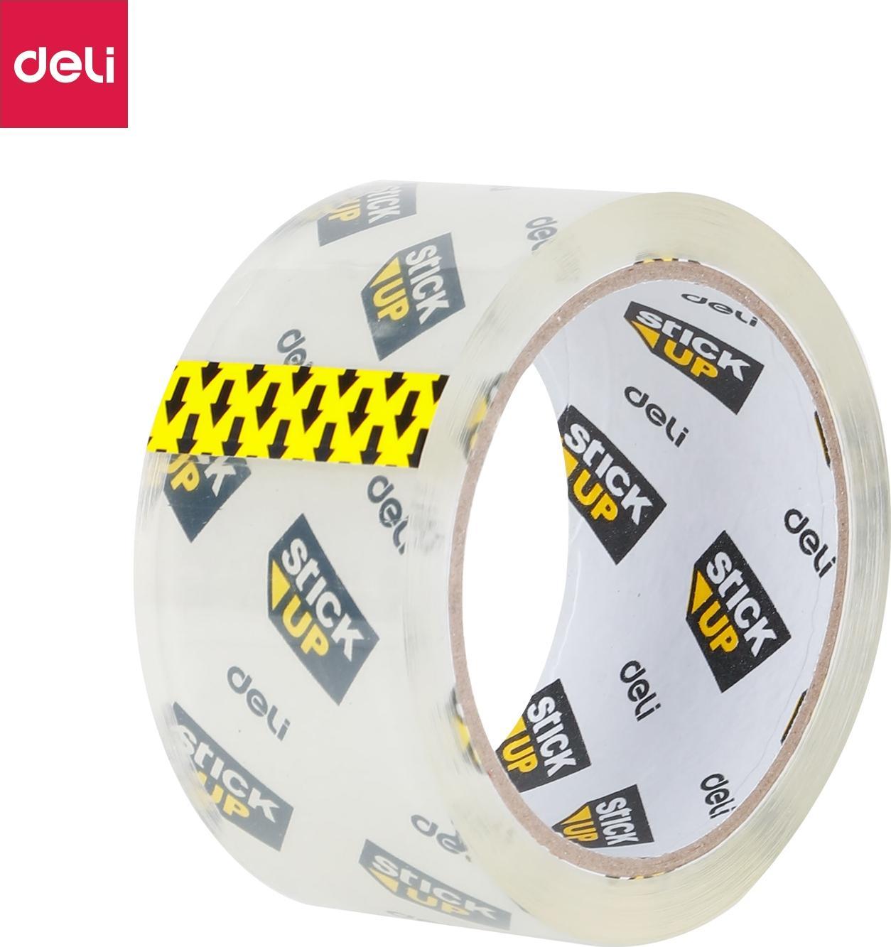 Deli TAŚMA PAKOWA DELI 37661 48MM*50M PRZEŹROCZYSTA AKRYLOWA OPAKOWANIE 6 ROLEK