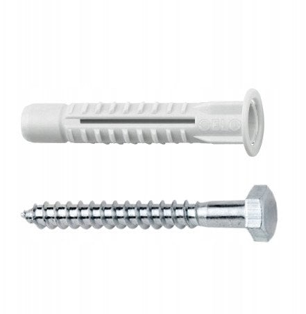 910MZKK CELO Kołek uniwersalny z kołnierzem MZK 10 i śrubą SPS 6x80mm 25 szt.