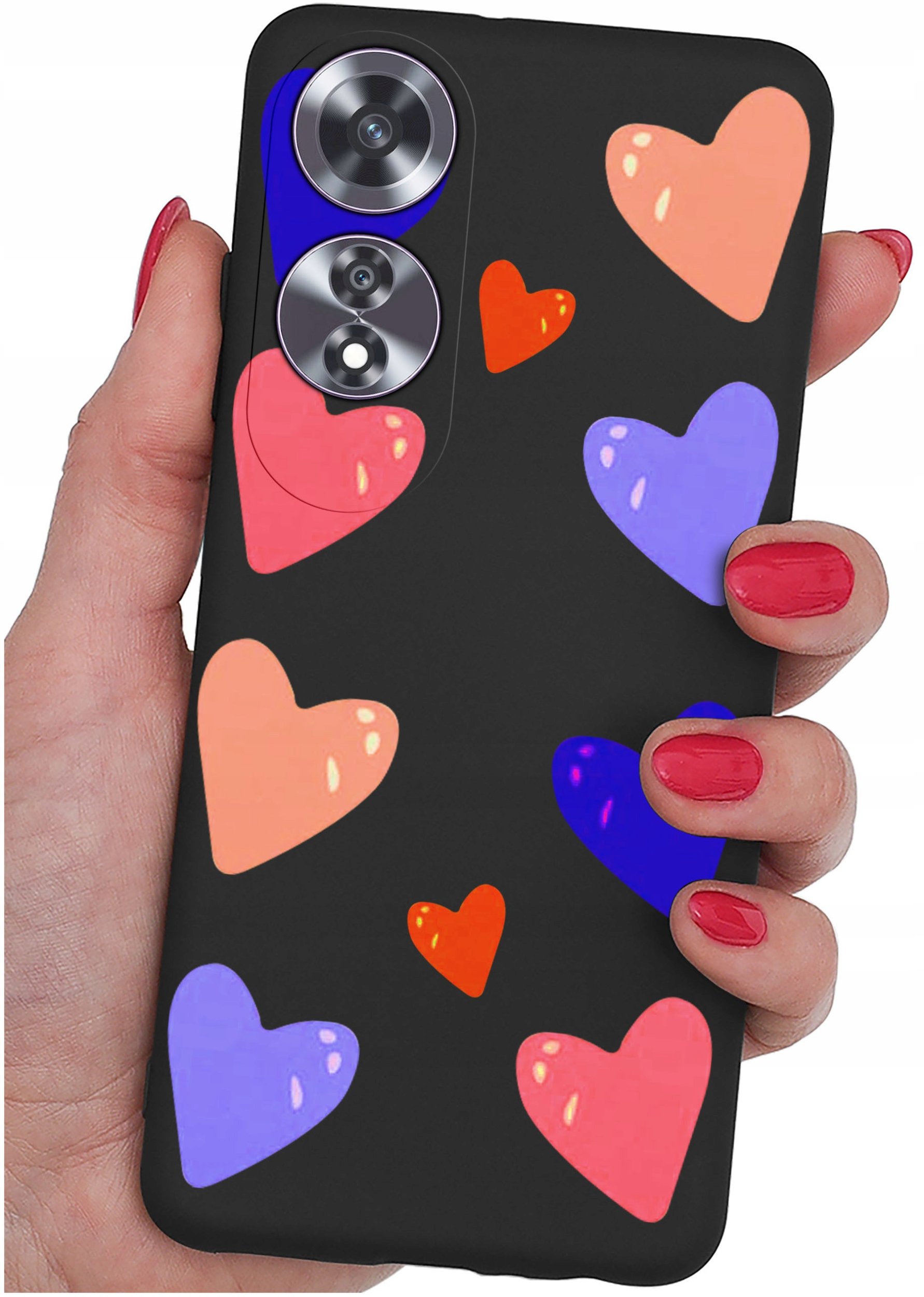 Etui do Oppo A60 4G WZORY |SILIKONOWE MATT CASE + SZKŁO 9H