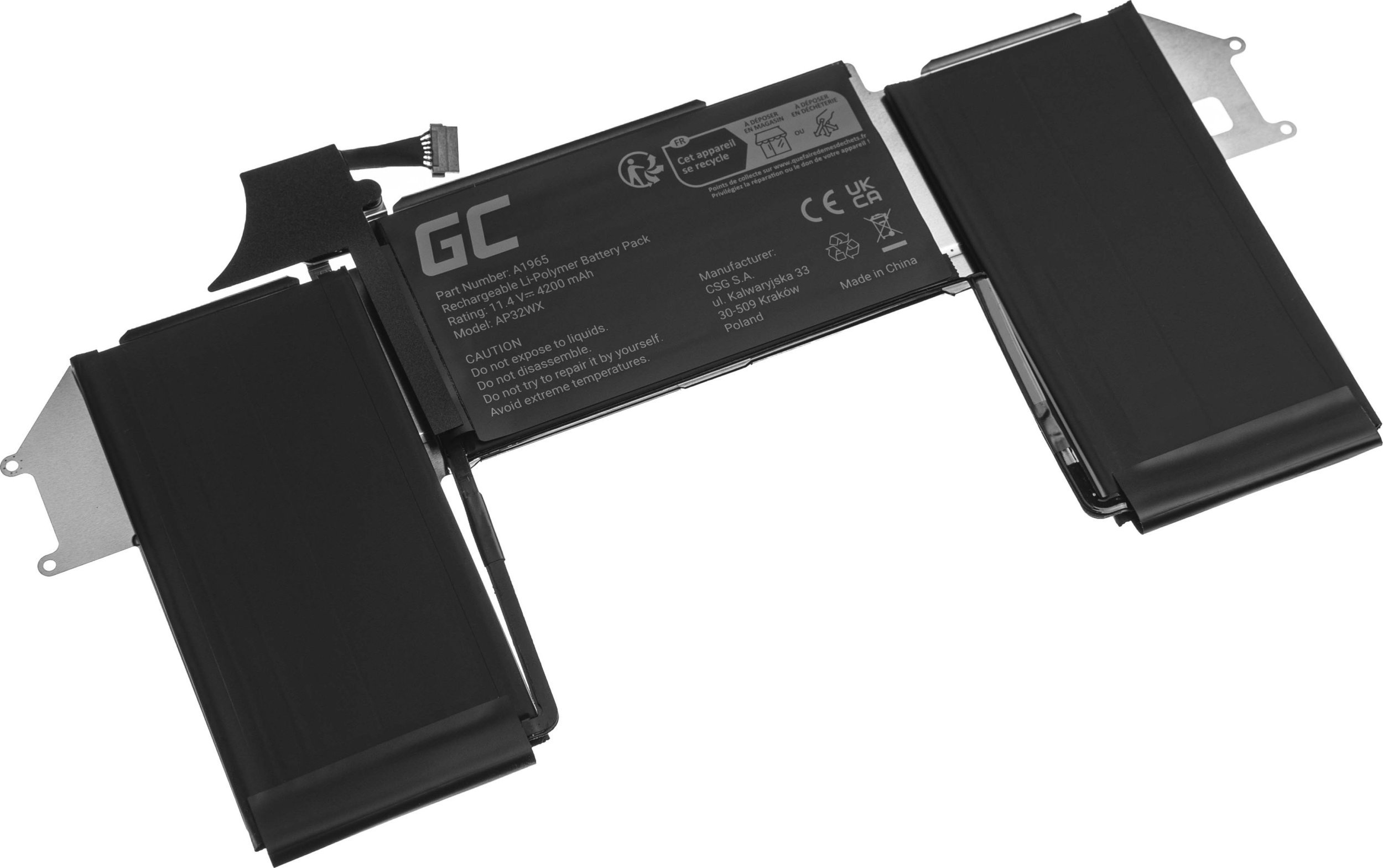 Bateria Renov8 Battery for Apple MacBook Pro Retina 16" 2019 (A2141)