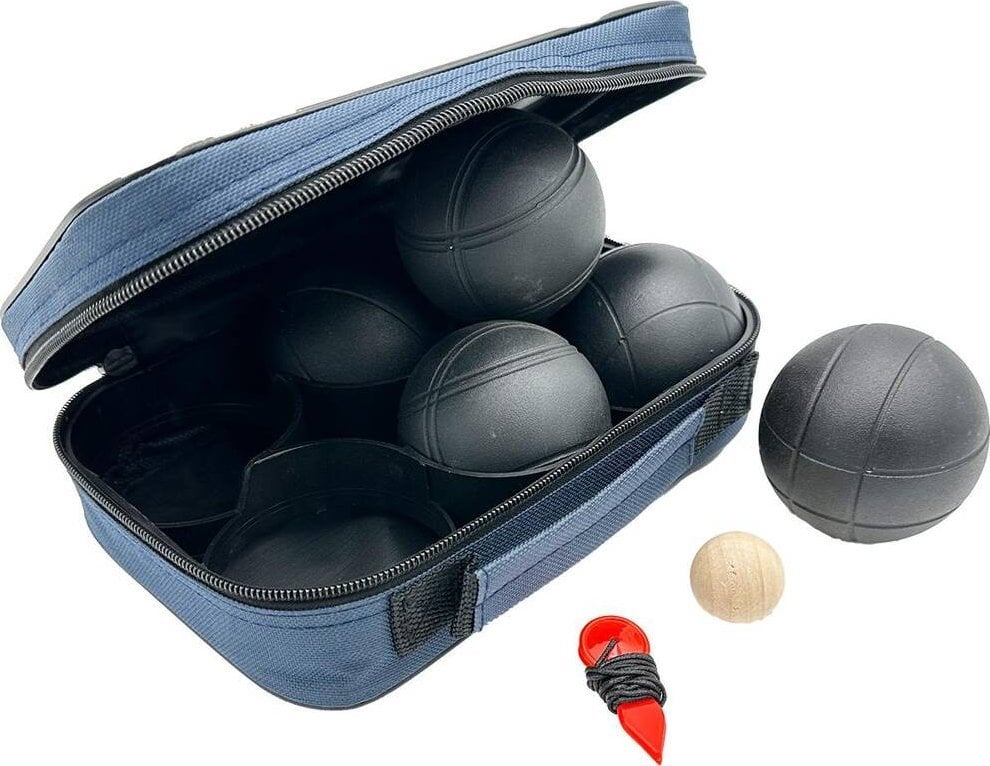 Enero KULE DO GRY 6 SZT- BOULE PETANQUE CZARNE POKROWIEC ENERO PRO