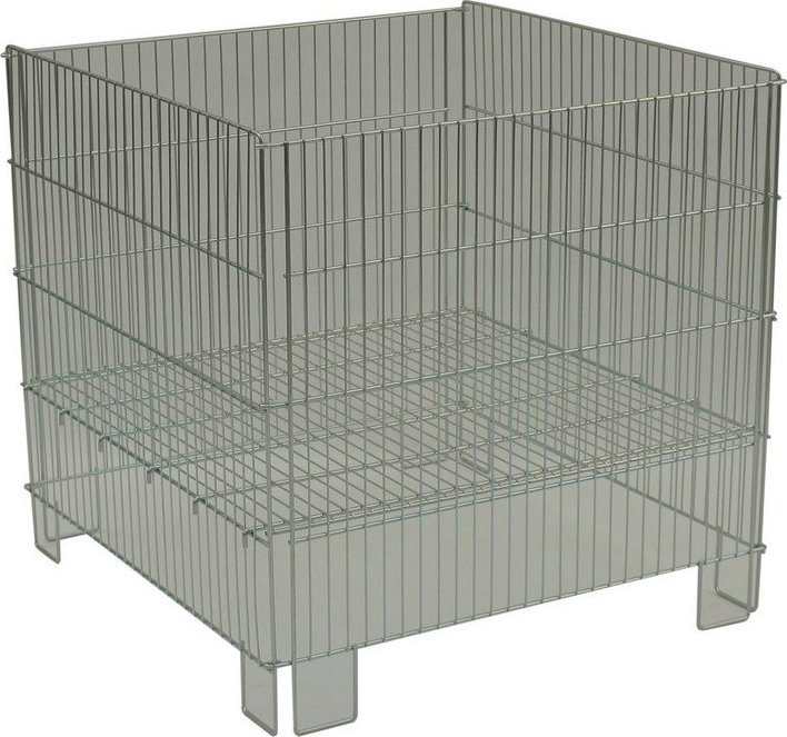 Damnix Kontener/Kosz wystawowy, siatkowy składany DSK 800x800 H780