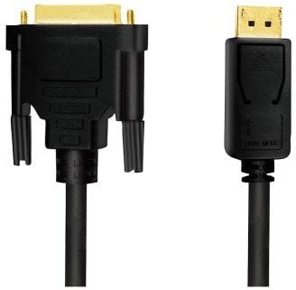M-CAB DP 1.2 TO DVI CABLE 5M BLACK M/M GOLD 1080 60HZ