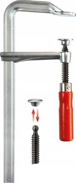 Bessey ŚCISK ŚRUBOWY ŚLUSARSKI STALOWY GZ 500/120MM