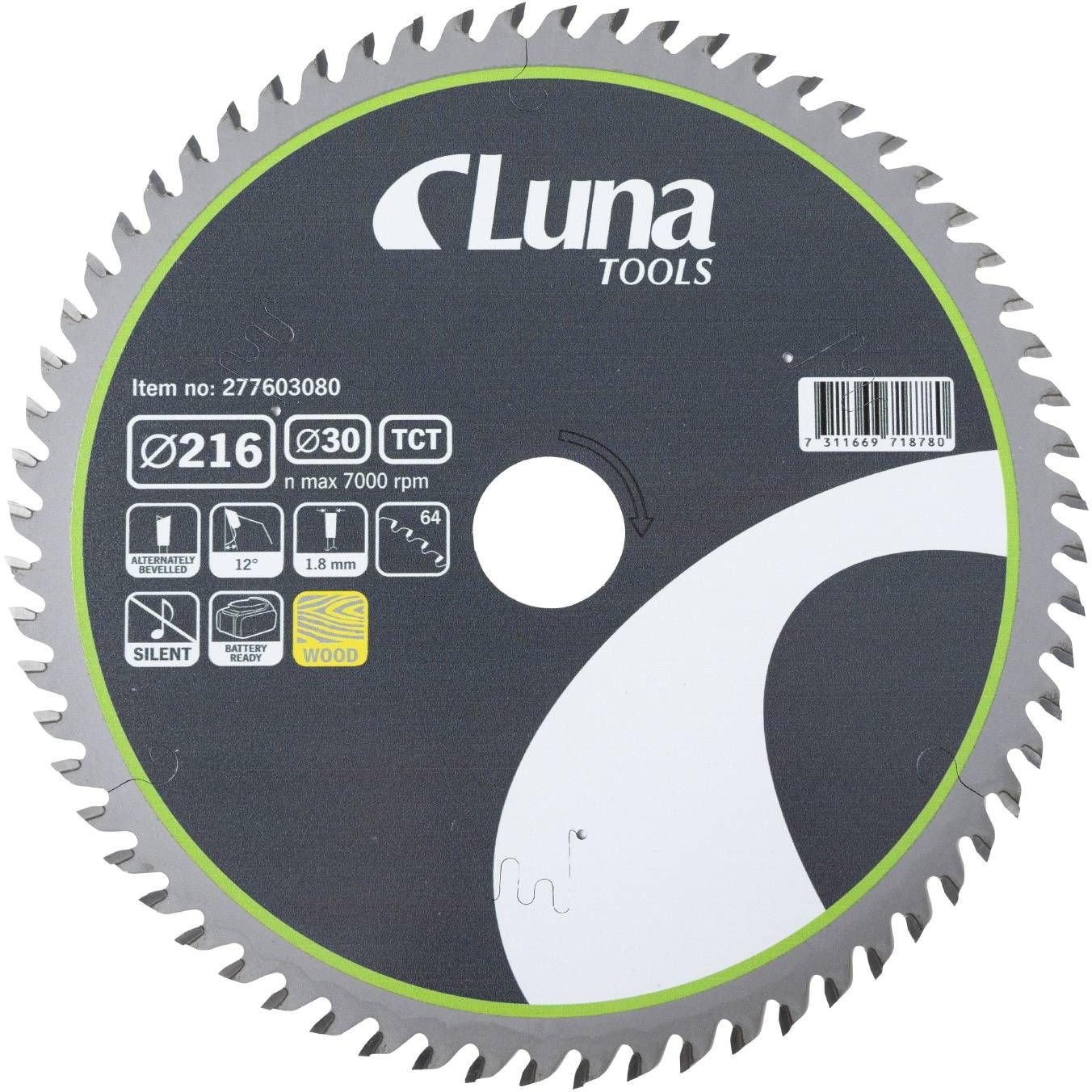 Pia tarczowa Luna Extra Thin 216x30 Z64