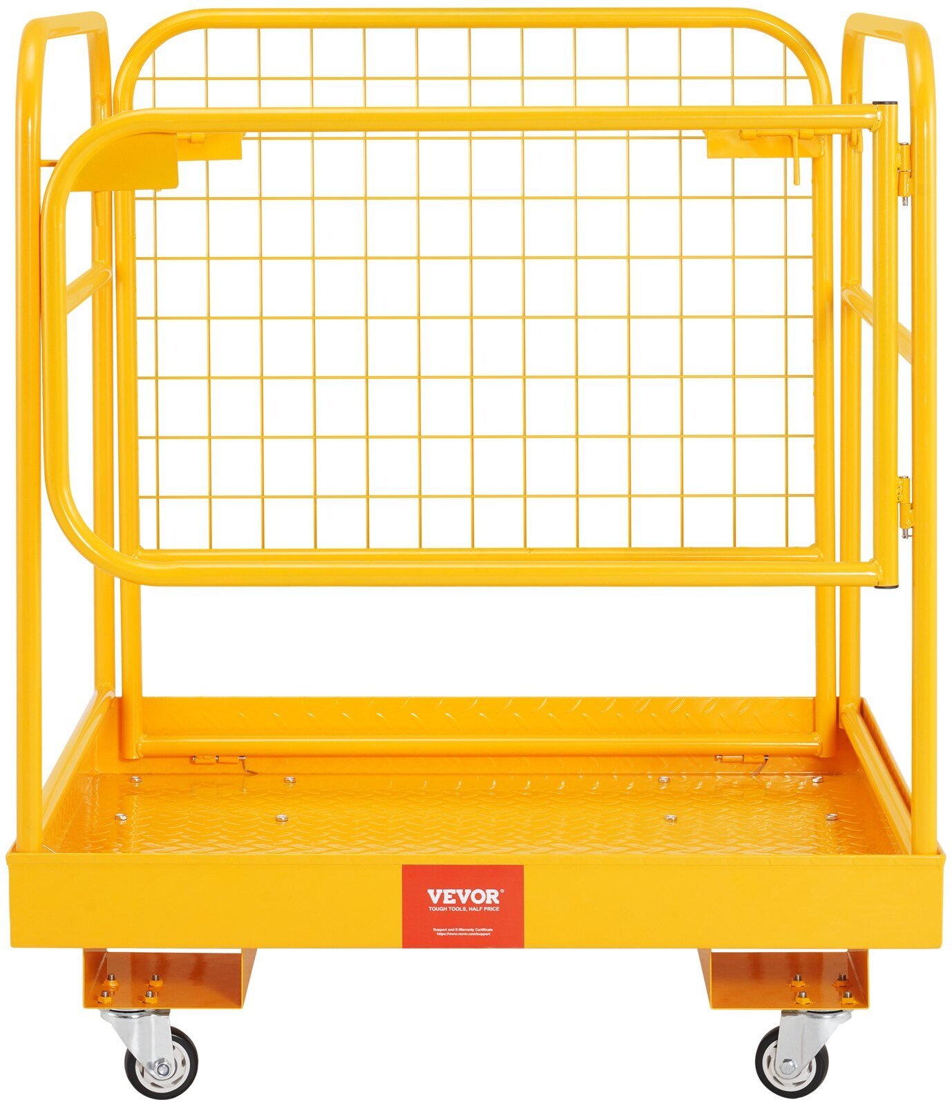 Klatka robocza do wózka widłowego 544kg składana 9191cm prace na wysokości