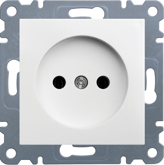 Hager Gniazdo pojedyncze LUMINA2 b/u 16A białe - WL1010