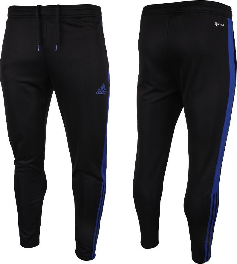 Adidas Spodnie męskie adidas Tiro Essential czarno-niebieskie HM7920 S