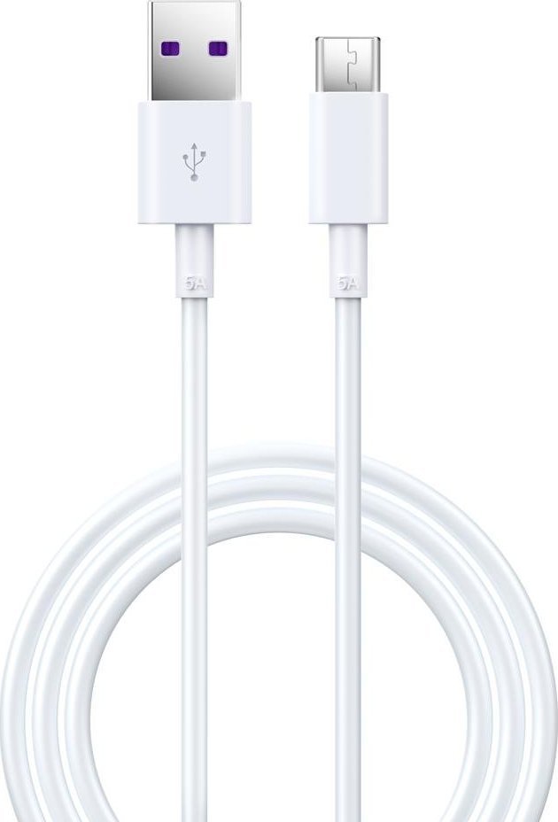 Kabel USB Devia Devia kabel Shark USB - USB-C 1,5 m 5A biały