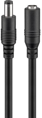 Kabel przedłużający DC, 5 m, czarny - Długość kabla 5 m