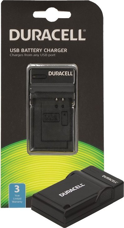 Ładowarka do aparatu Duracell Duracell Charger with USB Cable for DRPBLC12/DMW-BLC12