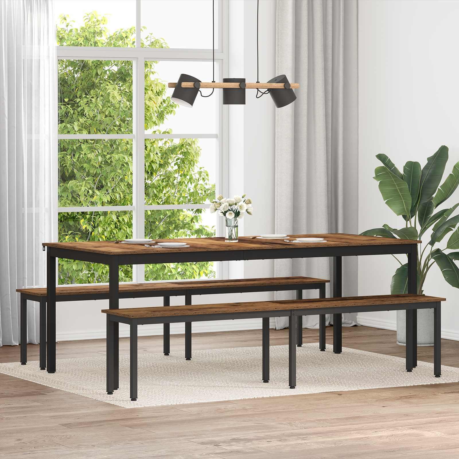 vidaXL ławka Stare drewno 200 x 35 x 45 cm