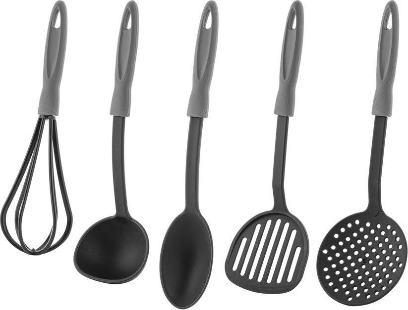 Praktyczna Komplet 5 akcesoriów kuchennych Praktyczna Capri jasnoszary