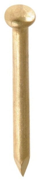 ROU.HEAD NAIL 2,0X25 BRASS/ 30GR