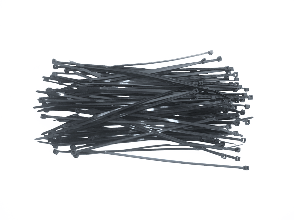 Topex Opaski zaciskowe 7,6 x 500mm białe 75szt. (44E984)