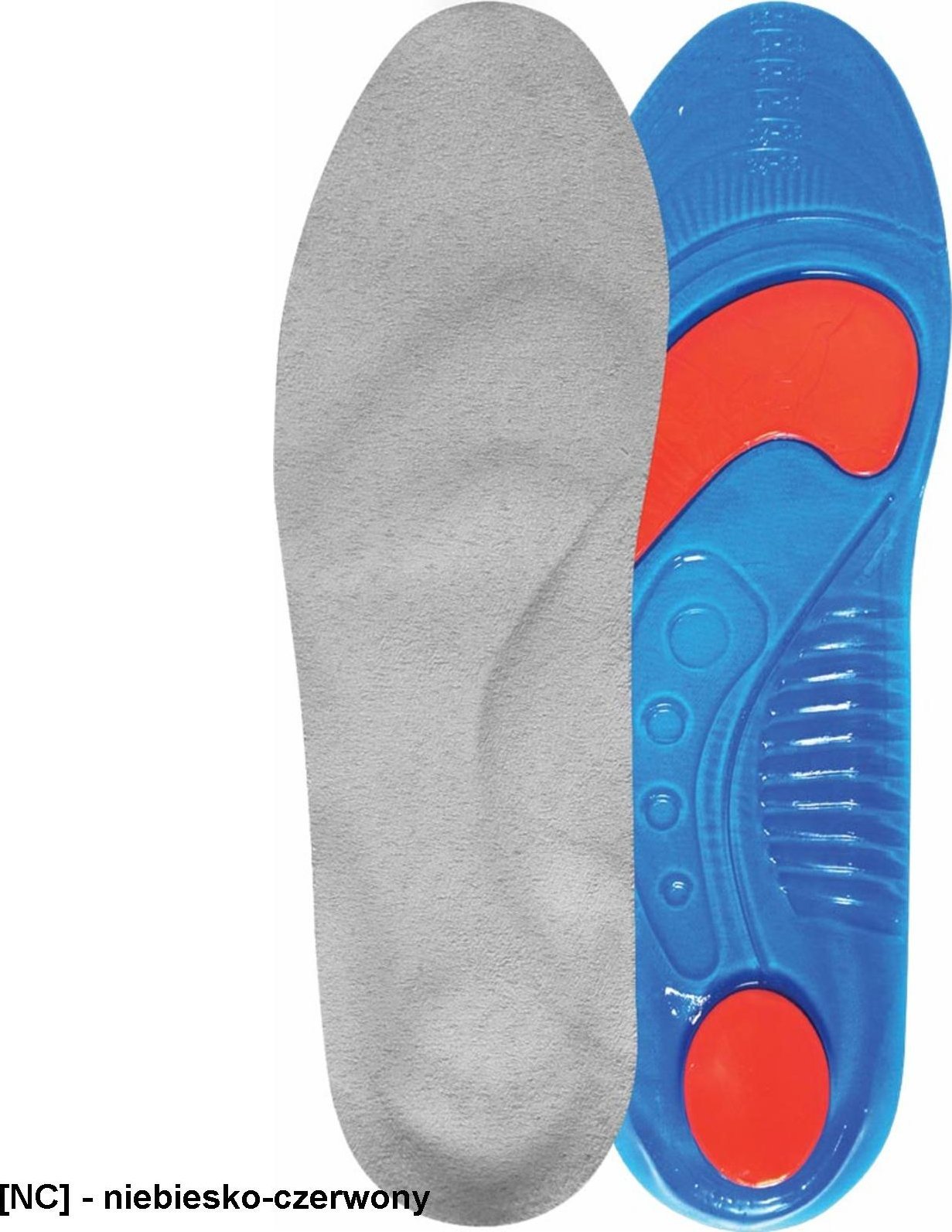 R.E.I.S. BR-INS-BLULEA - ŻELOWA WKŁADKA DO BUTÓW 41-45