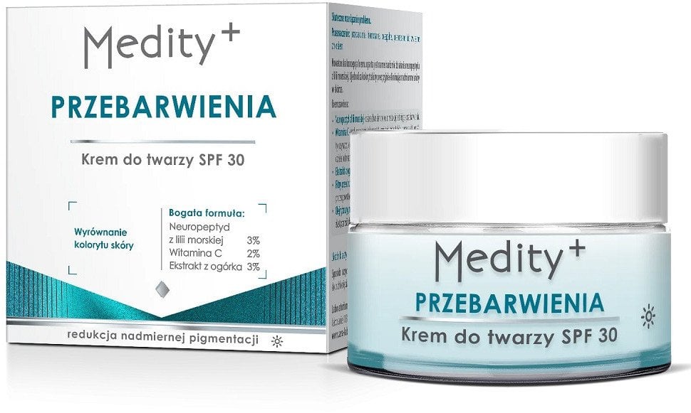 Medity+ Przebarwienia krem do twarzy na dzień SPF30 50ml