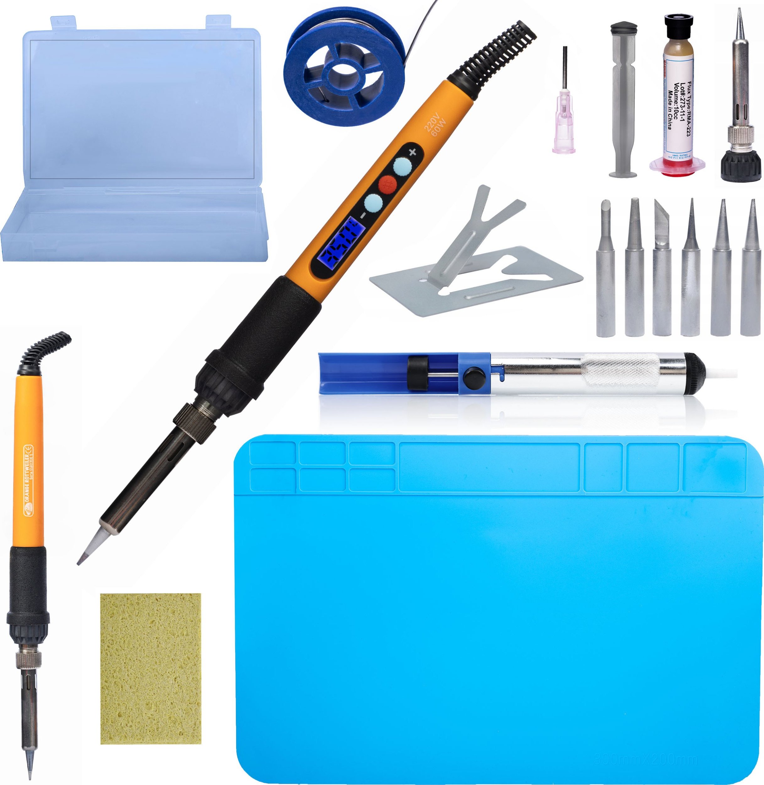 Rosfix LUTOWNICA Z WYŚWIETLACZEM GROTY MATA CYNA ODSYSACZ ORGANIZER GĄBKA TOPNIK