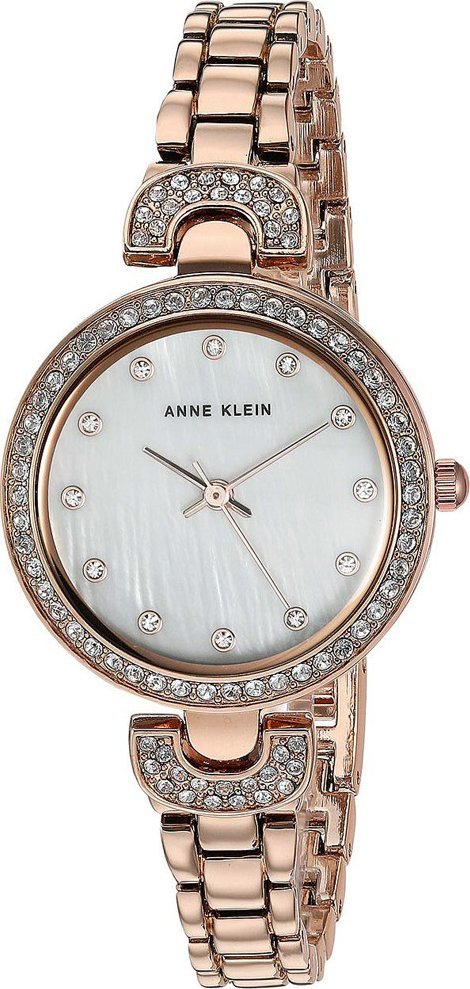Zegarek Anne Klein Zegarek damski Anne Klein AK-3464MPRG CYRKONIE różowe złoto