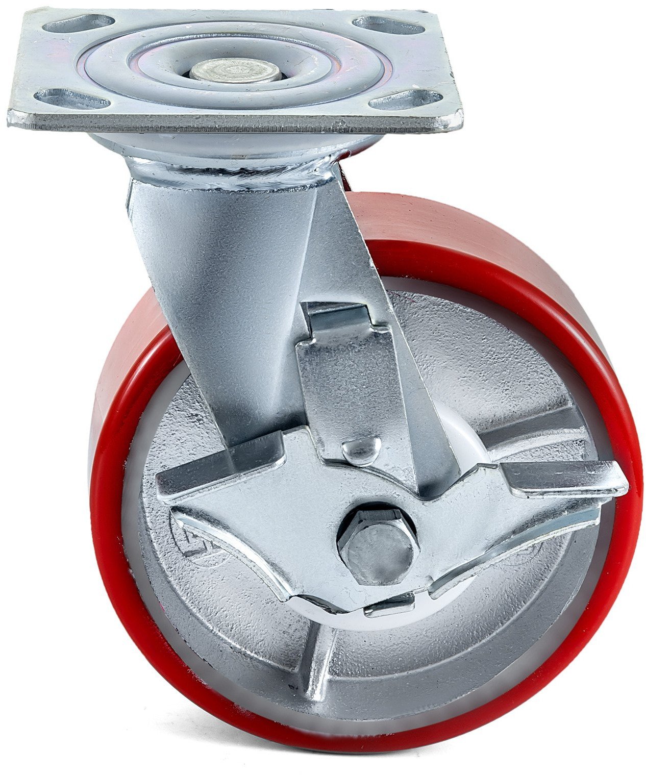 Kółka Transportowe Rolki do Przesuwania Mebli z Hamulcem 15 x 5 cm Zestaw 4