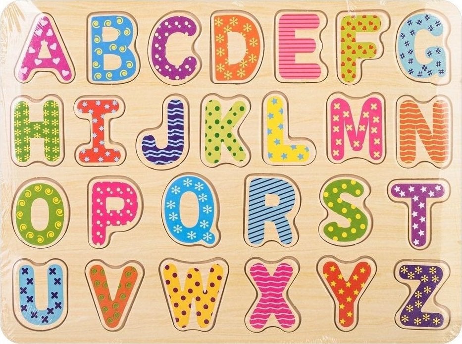 Daffi Układanka drewno - alfabet