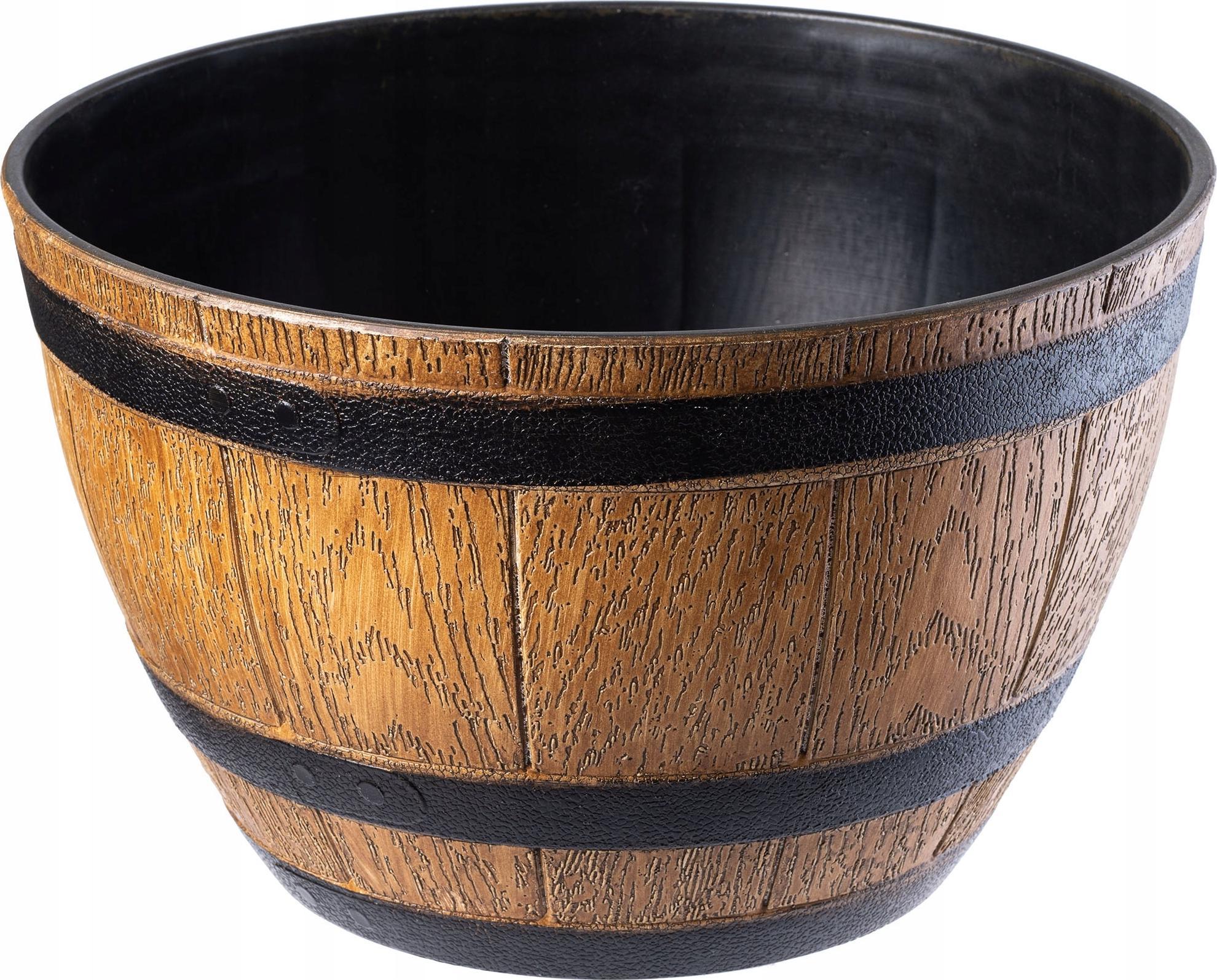 Kadax DONICZKA OSŁONKA DONICA NA KWIATY 40CM JASNY BRĄZ