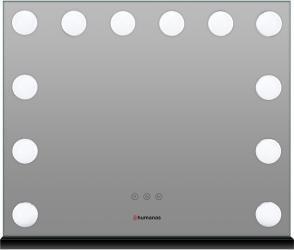 Lusterko kosmetyczne Humanas Lustro do makijażu HS-HM02 z oświetleniem LED - czarne