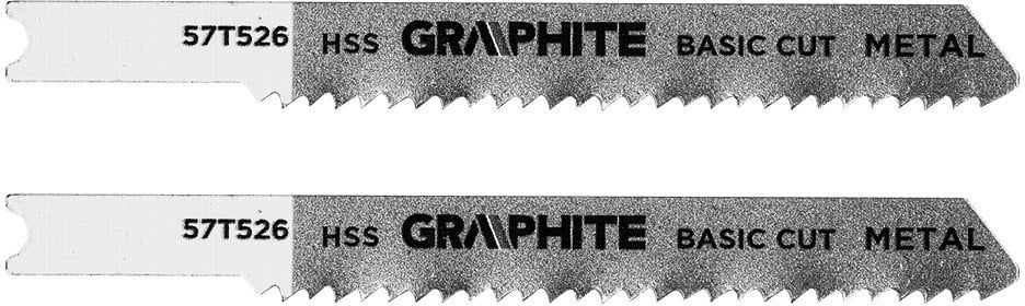 Brzeszczot do wyrzynarki, 12 TPI, HSS, uchwyt typu U, 2 szt.