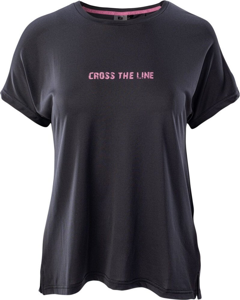 IQ Damska koszulka do ćwiczeń oddychająca treningowa IQ Anthracite rozmiar XS