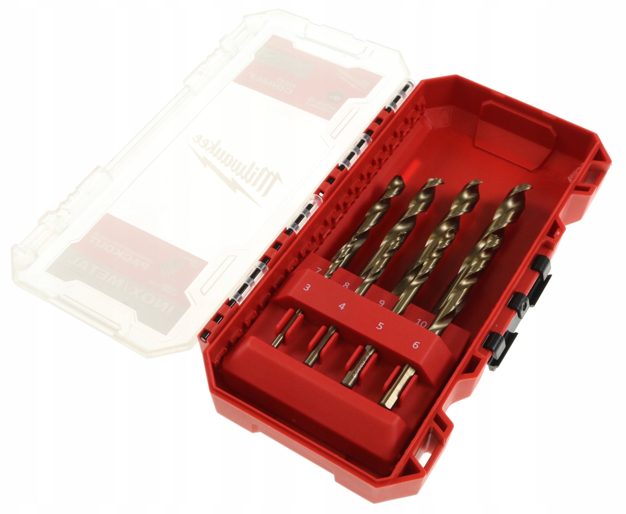 MILWAUKEE WIERTŁO METAL HSS CO KPL 8cz. /1-10mm/.