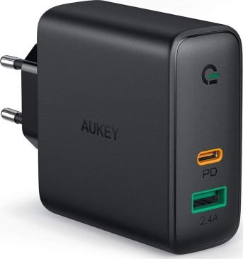 Ładowarka Aukey PA-D3 1x USB-A 1x USB-C 5.4 A (PA-D3)