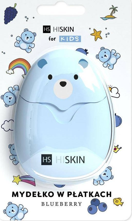 HiSkin HiSkin Kids mydełko do rąk w płatkach Blueberry 50szt.