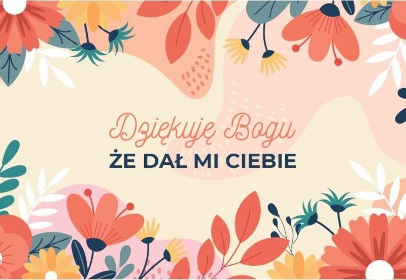 Szaron Magnes na lodówkę - Dziękuję Bogu