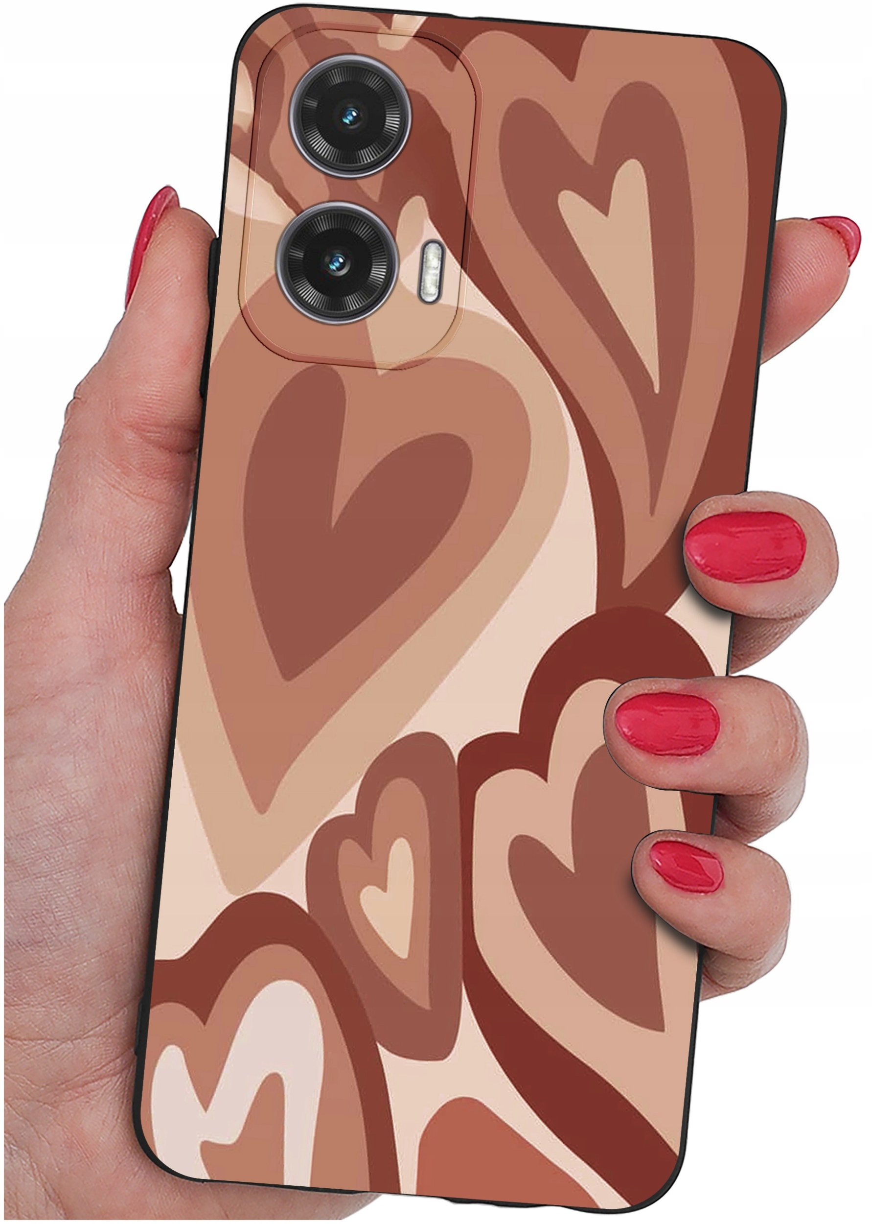 Etui do Motorola Moto G35 5G WZORY |SILIKONOWE MATT CASE + SZKŁO 9H