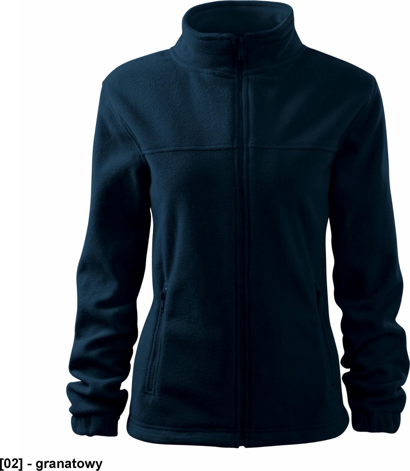 RIMECK Jacket 504 - ADLER - Polar damski, 280 g/m, 100 % poliester - granatowy L