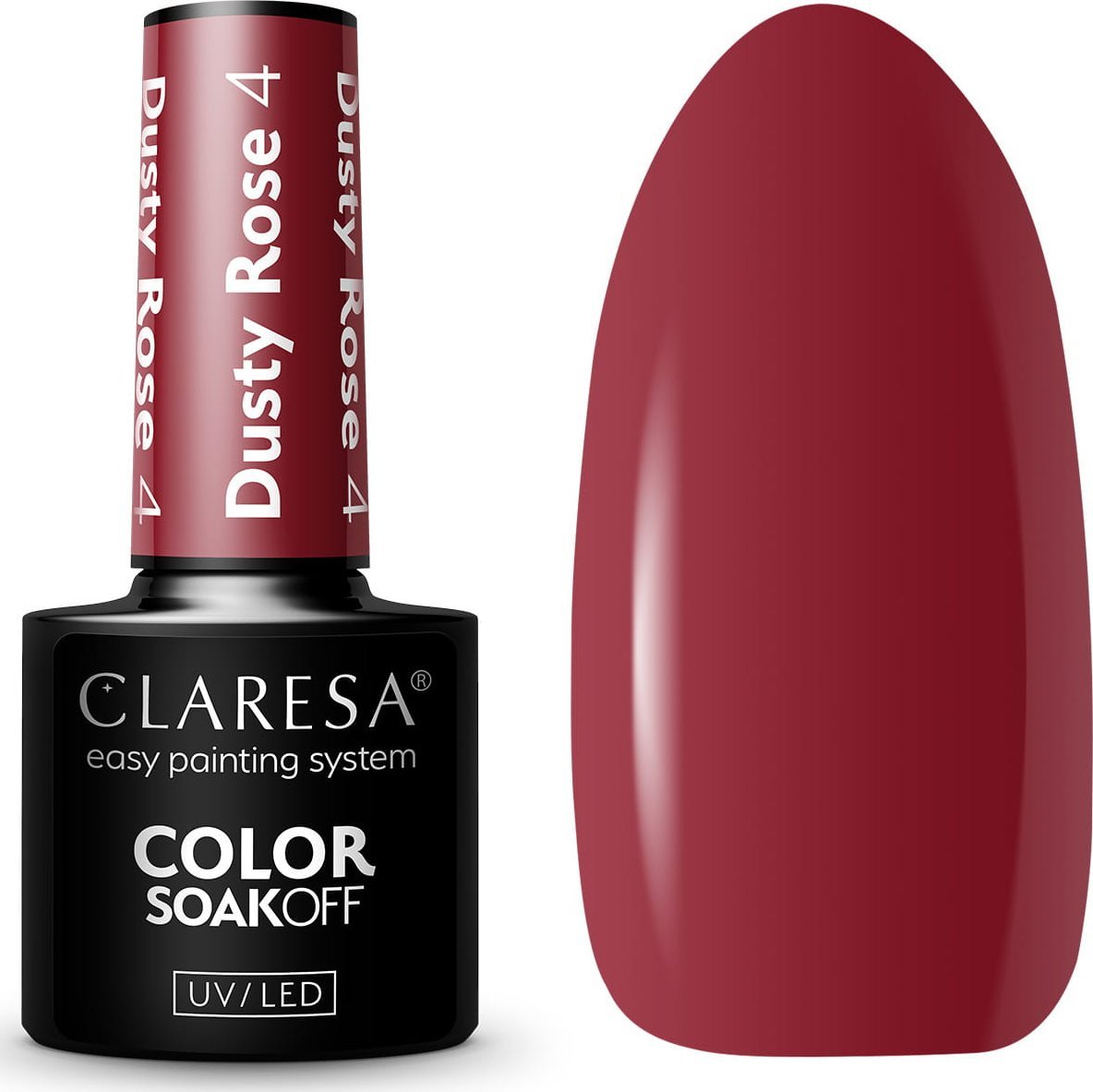 Claresa Claresa Lakier hybrydowy Dusty Rose 4 - 5 g