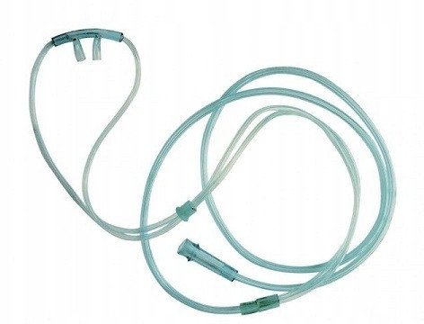 Wąsy tlenowe, cewnik do tlenu przez nos dla dorosłych 2 m