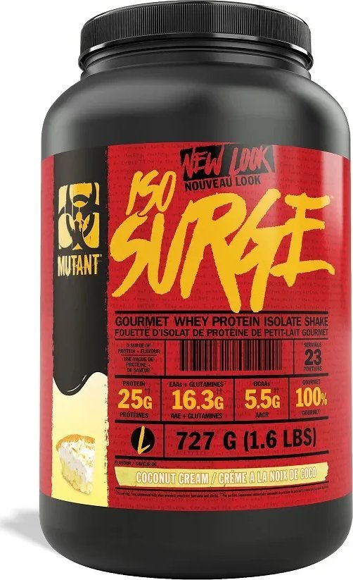 PVL Mutant - Iso Surge, Izolat, Coconut Cream, Proszek, 727g
