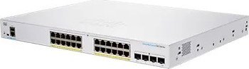 Cisco Cisco switch CBS250-24FP-4G, 24xGbE RJ45, 4xSFP, PoE+, 370W - REFRESH