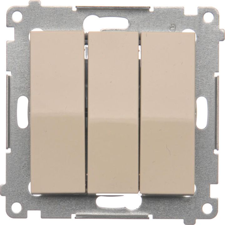 Kontakt-Simon Łącznik potrójny Simon 54 kremowy (DW31.01/41)