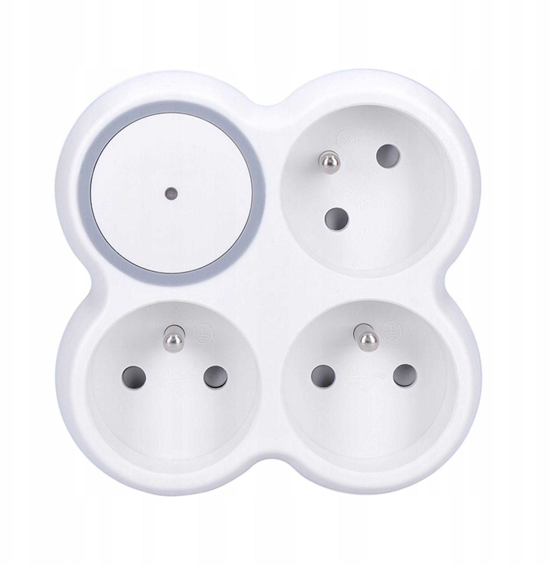 Listwa zasilająca Solight ochrona przeciwprzepięciowa do gniazdka 570J 3 gniazdka