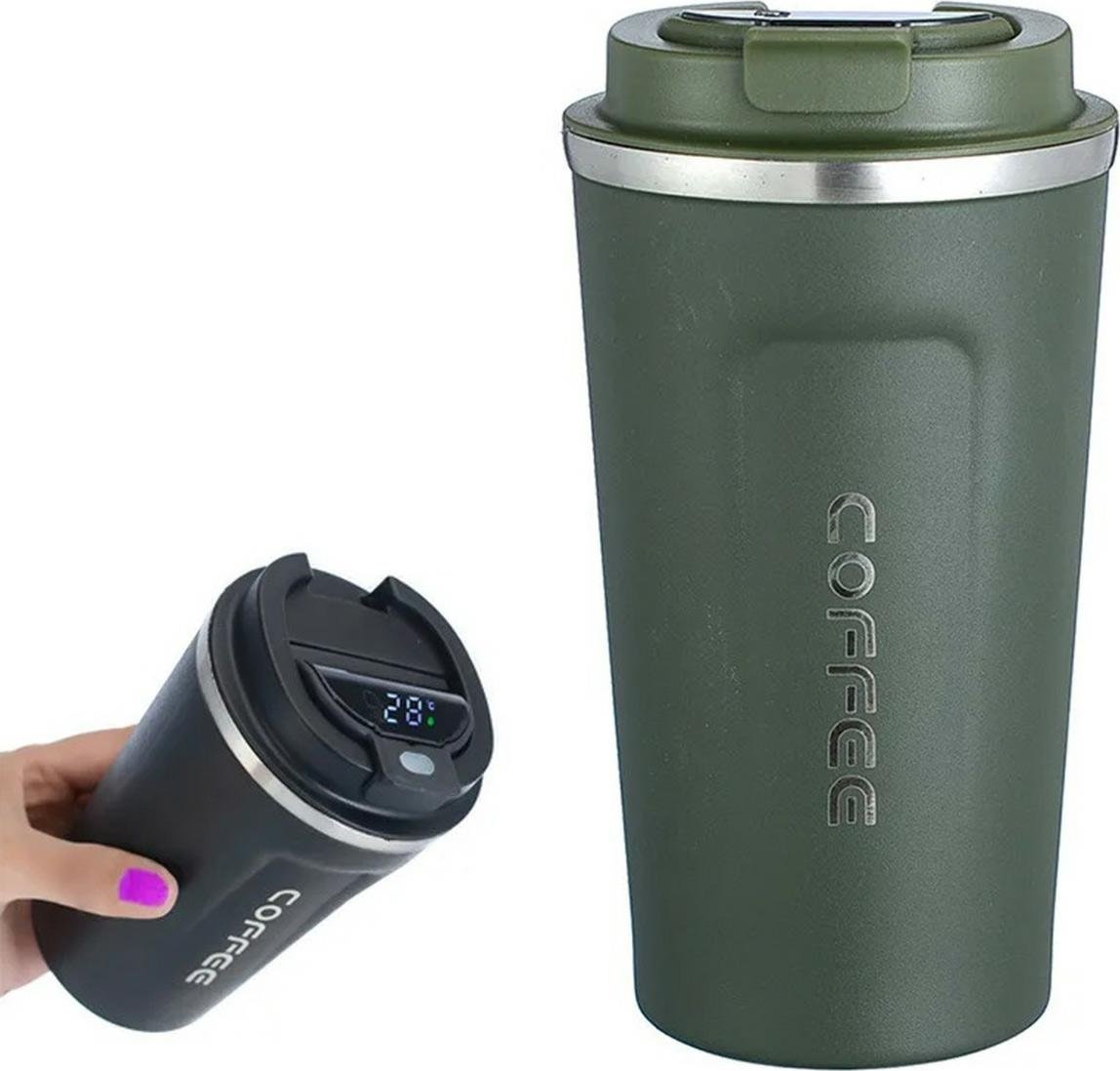 ATL AG369I Kubek termiczny z wyświetlaczem zielony