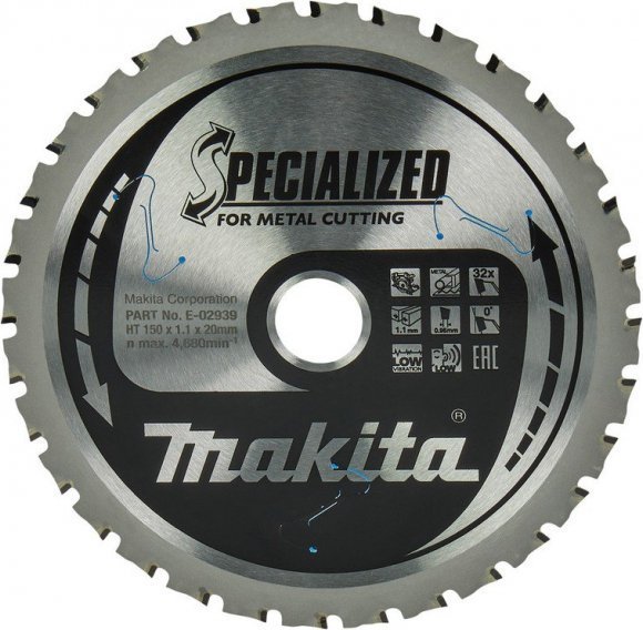 Makita PIÅA SPIEKOWA DO METALU 150*20MM 32Z