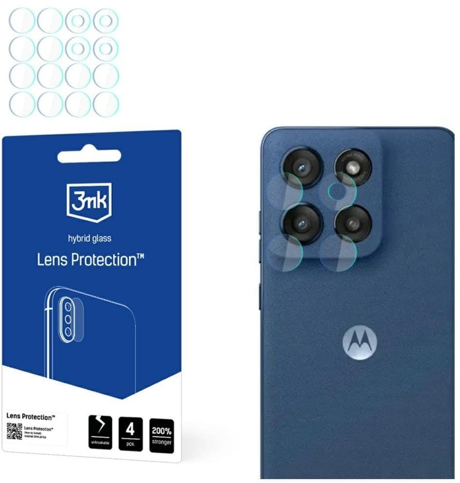 Ochrona na obiektyw aparatu 3MK Lens Protect do Motorola Edge 60 Stylus 4szt
